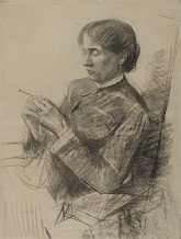 Тулуз-Лотрек Портрет мадам Тулуз-Лотрек 1882г